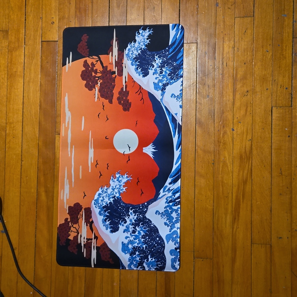 Desk top mouse pad